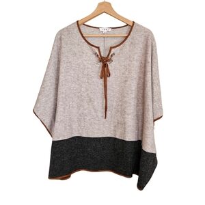 THML Poncho Top M/L Western rodeo bohemian style